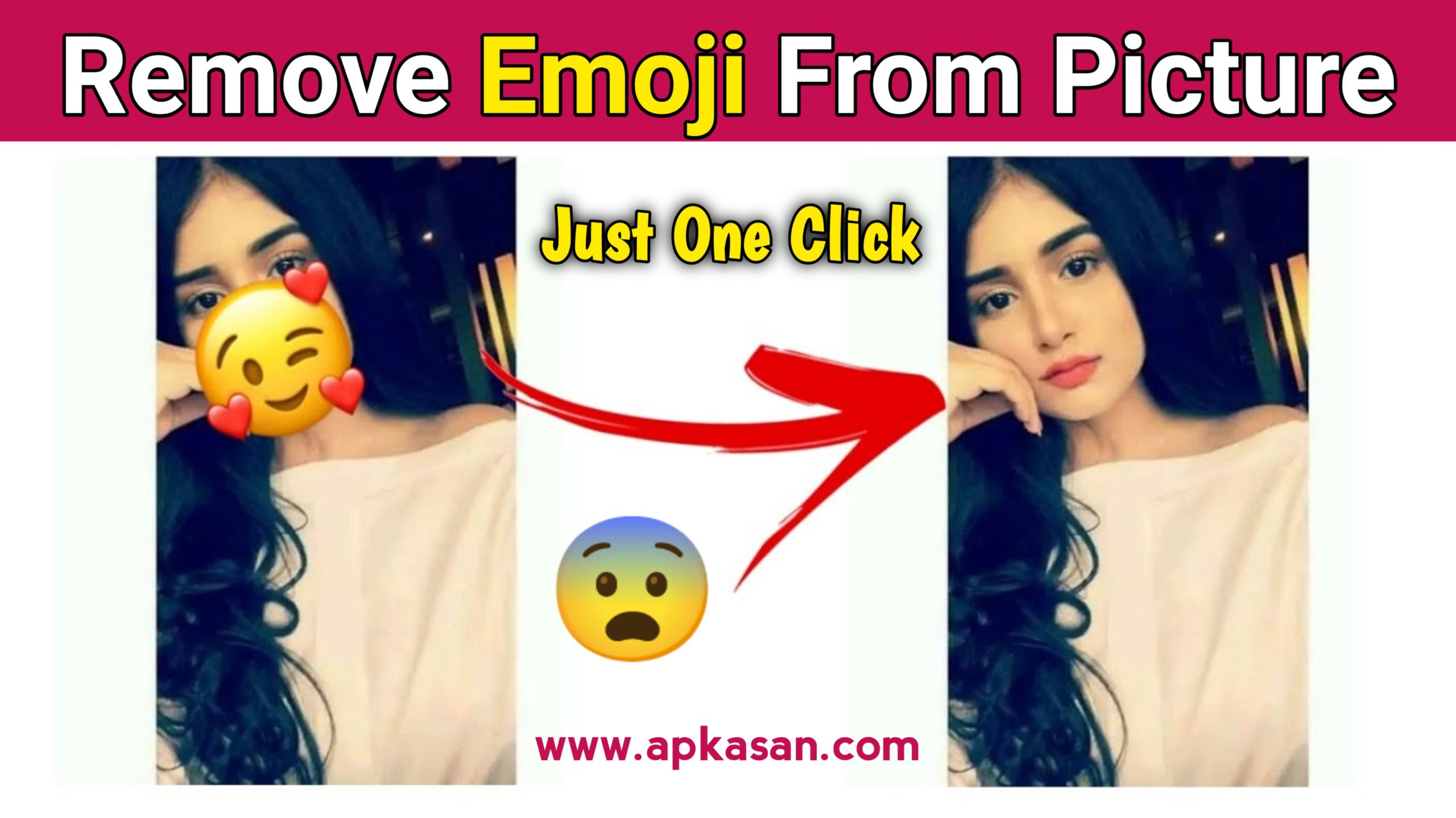 How to Remove Face Emoji In Just One Click