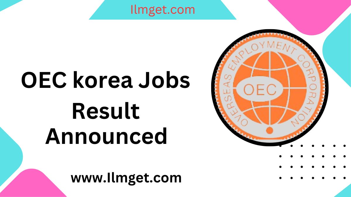 OEC korea Jobs Result Announced 
