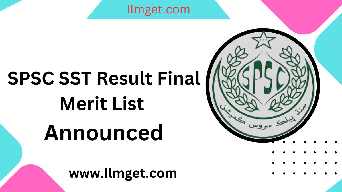 SPSC SST Result Final Merit List 